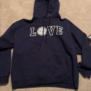 love volleyball sweatshirt